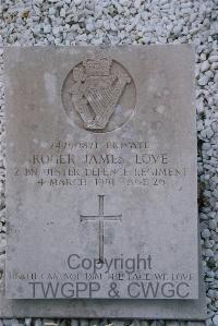 Seagoe Cemetery - Love, Roger James